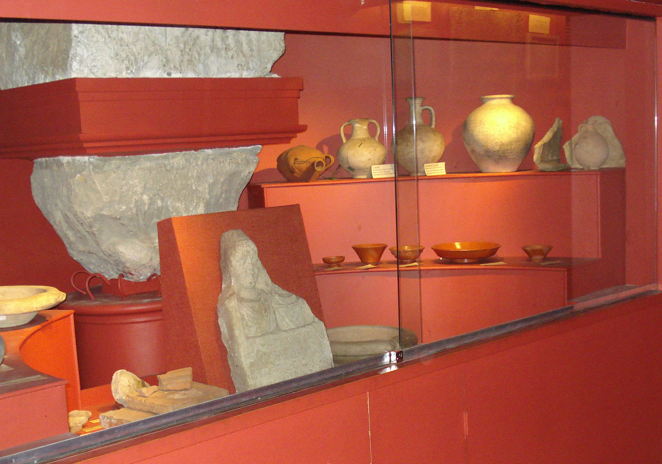 Crypt Museum cabinets