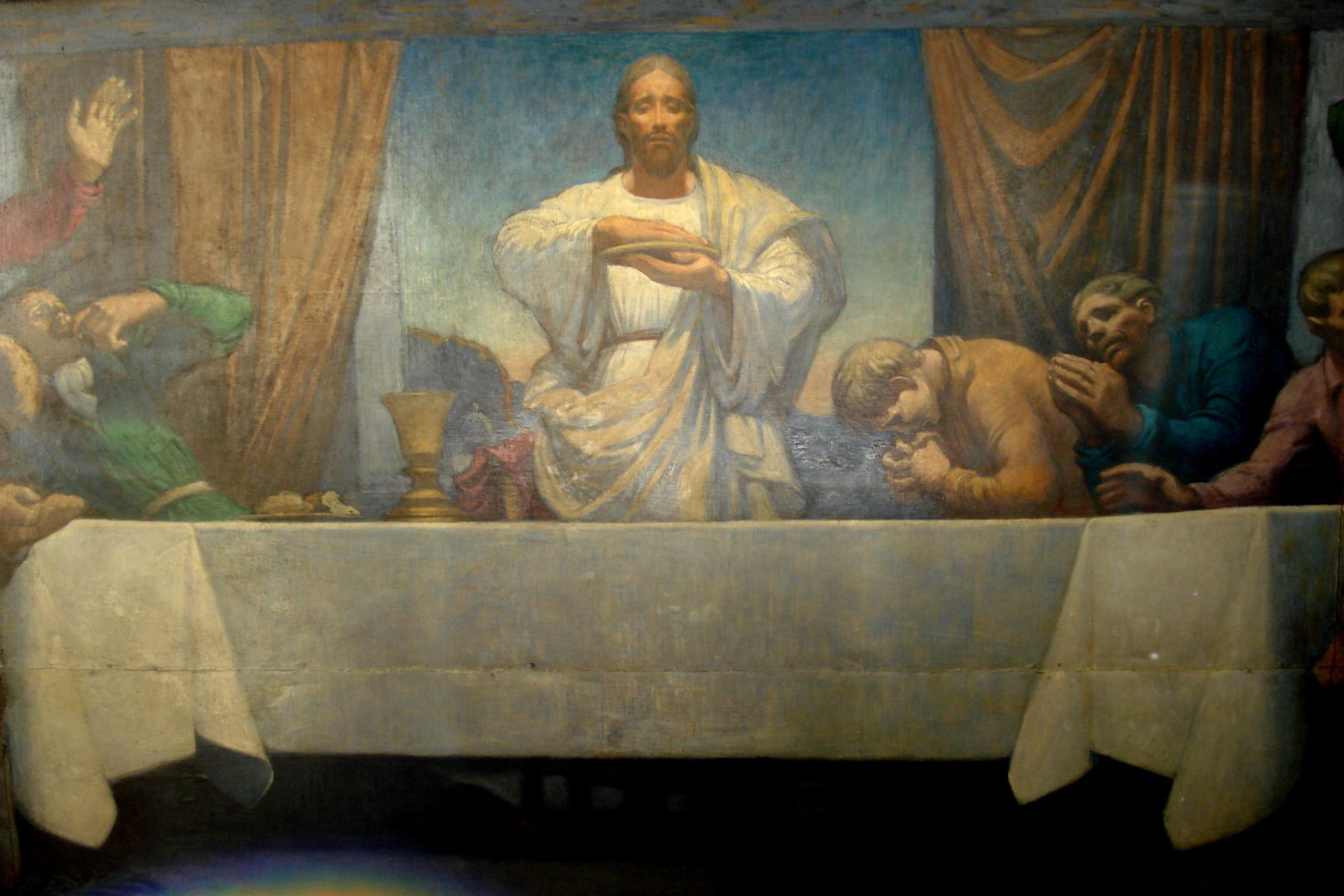 Last Supper mural