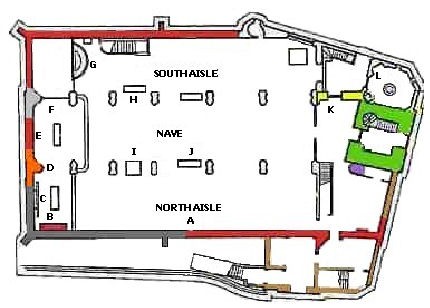 floor map of nave