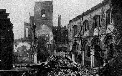 the bombed church